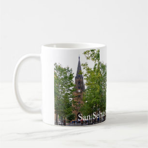 Caneca De Café Catedral do bom pastor, em San Sebastian