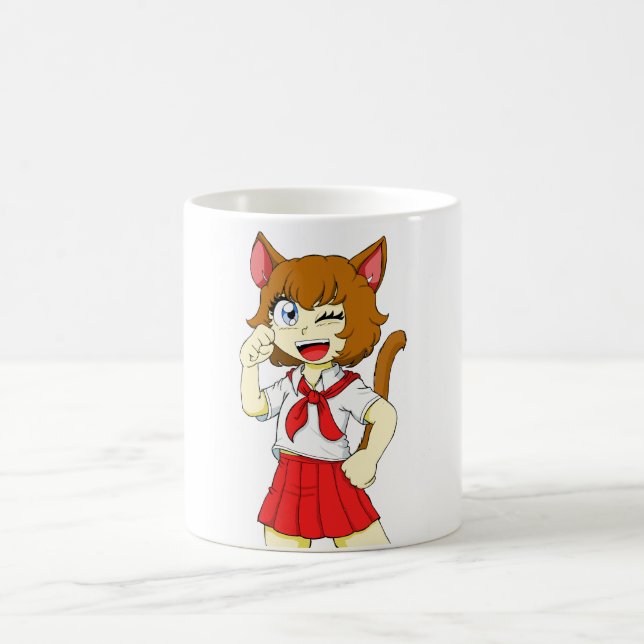 Caneca De Café Catgirl Diana Mug (Centro)