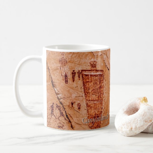 Caneca De Café Catgrafo do Parque Nacional do Canyonlands (Com Donut)
