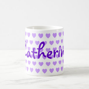 Caneca De Café Catherine no roxo