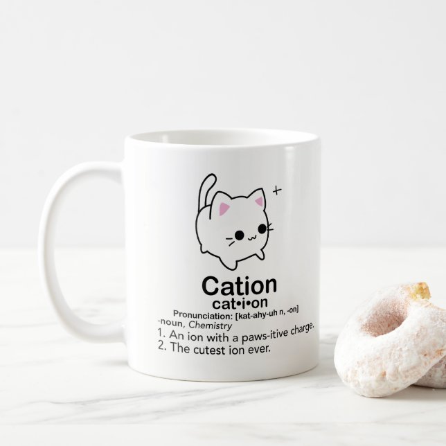 Caneca De Café Cation (Com Donut)