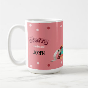 Caneca De Café Catmas Mug