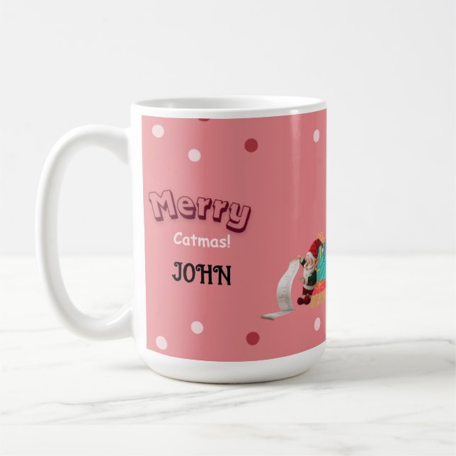 Caneca De Café Catmas Mug (Esquerda)