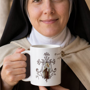 Caneca De Café Católica Virgem Maria Monte Carmelo Jesus