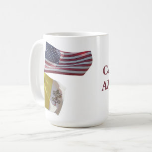 Caneca De Café Católico americano