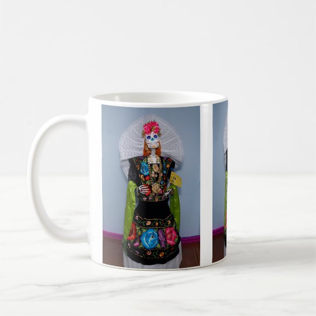 Caneca De Café Catrina Tehuana (Esquerda)