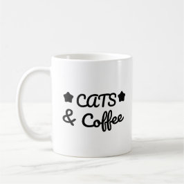Caneca De Café Cats & Coffee -  Cat Lover Gift