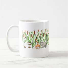Caneca De Café Cats in CatTails