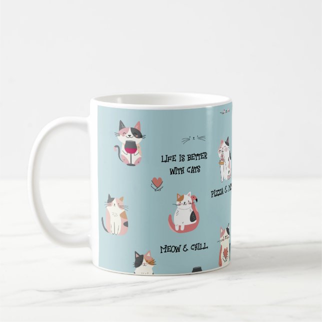 Caneca De Café Cats Mug (Esquerda)