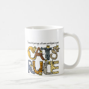 Caneca De Café CatsRuleMug