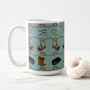 Caneca De Café Caubói Country Western