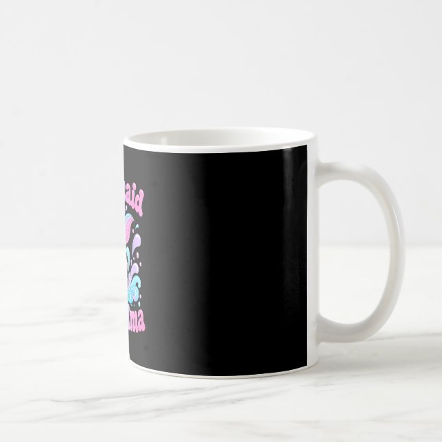 Caneca De Café Cauda de sereia brincalhona com desenho de resping (Direita)