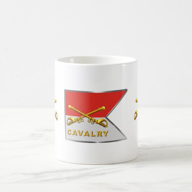 Caneca De Café Cavalaria Cruzada Sabers Guidon (Centro)