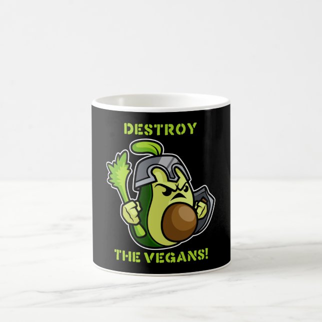 Caneca De Café Cavaleiro Anti-Vegan (Centro)