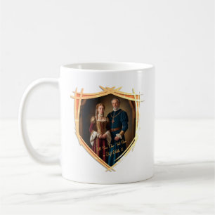 Caneca De Café Cavaleiro Casaco de Braços Medieval Dedicação Assa