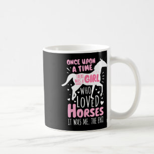 Caneca De Café Cavaleiro-Cavalo - Uma Menina Que Amava Cavalos -