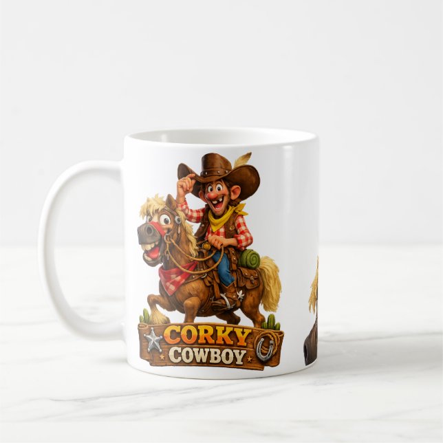 Caneca De Café Cavaleiro Corky (Esquerda)