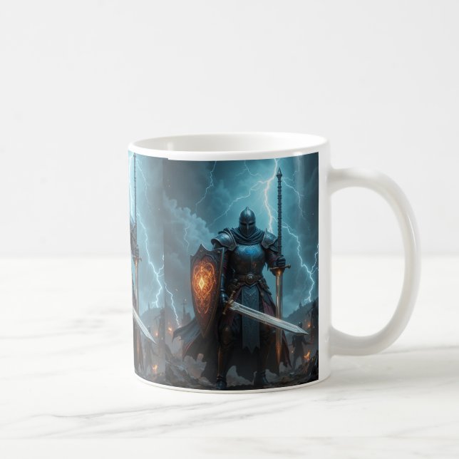 Caneca De Café Cavaleiro da Tempestade zazzle - A Guarda Eterna (Direita)