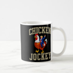 Caneca De Café Cavaleiro de Frango Engraçado Trump