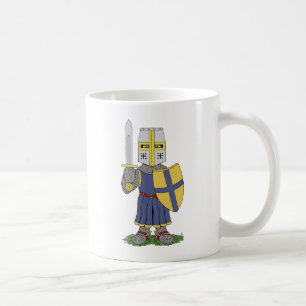 Caneca De Café Cavaleiro medieval bonito