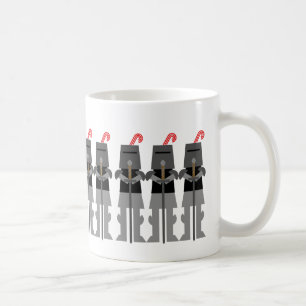 Caneca De Café Cavaleiros Medievais