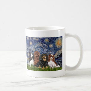 Caneca De Café Cavaleiros (quatro) - Noite Estrelada