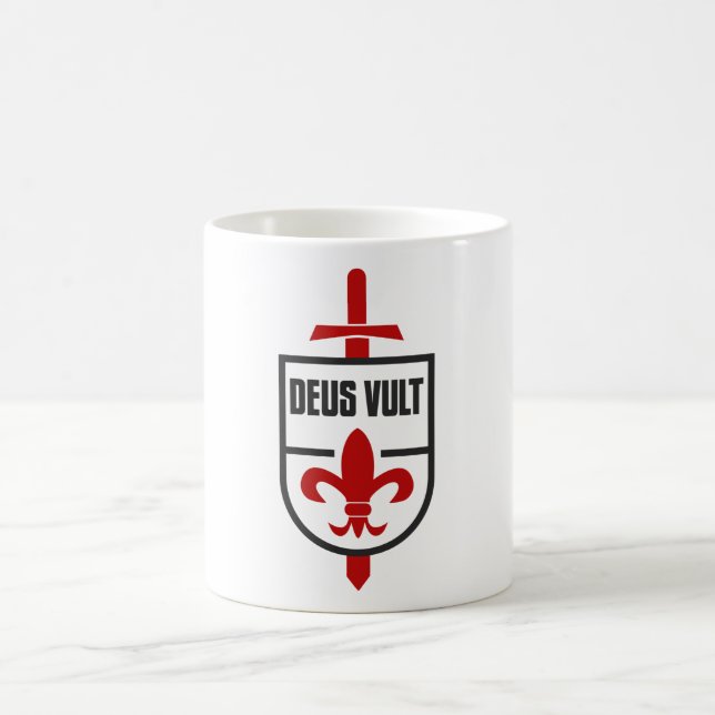 Caneca De Café Cavaleiros Templários - Criador de VULT DEUS Medie (Centro)