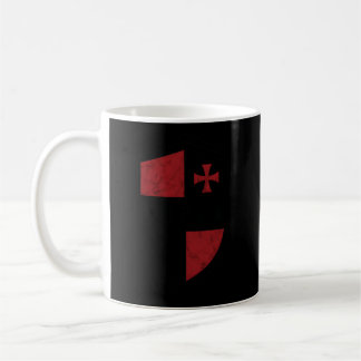 Caneca De Café Cavaleiros Templários Cruzados E Cruzador Medieval