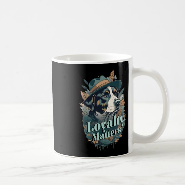 Caneca De Café Cavalheiro Cão Celebração De Lealdade E Amigos (Direita)