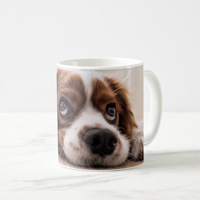 Caneca De Café Cavalier Charles Spaniel (Frente Esquerda)