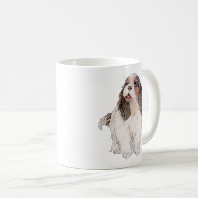 Caneca De Café Cavalier King Charles Spaniel (Frente Esquerda)
