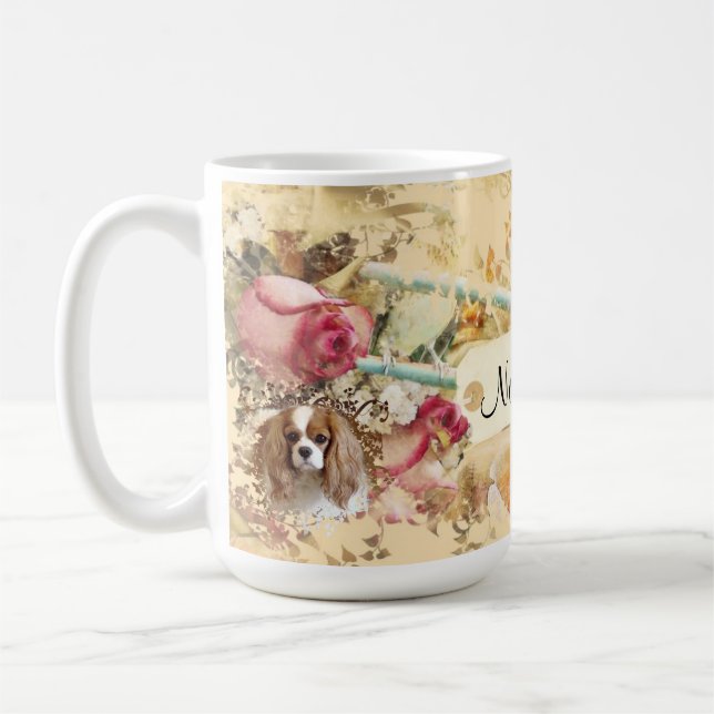 Caneca De Café Cavalier King Charles Spaniel (Esquerda)