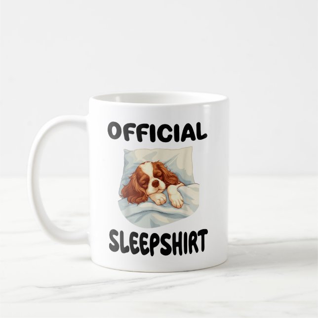Caneca De Café Cavalier King Charles Spaniel Dog Oficial (Esquerda)