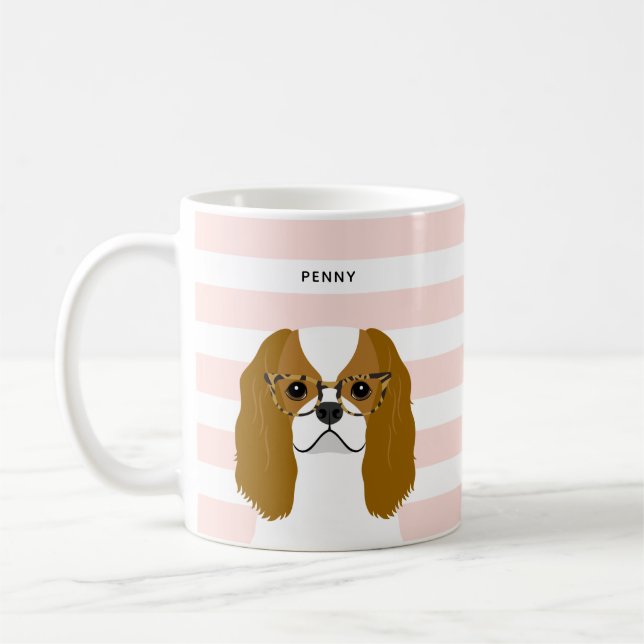 Caneca De Café Cavalier King Charles Spaniel Mugs (Esquerda)