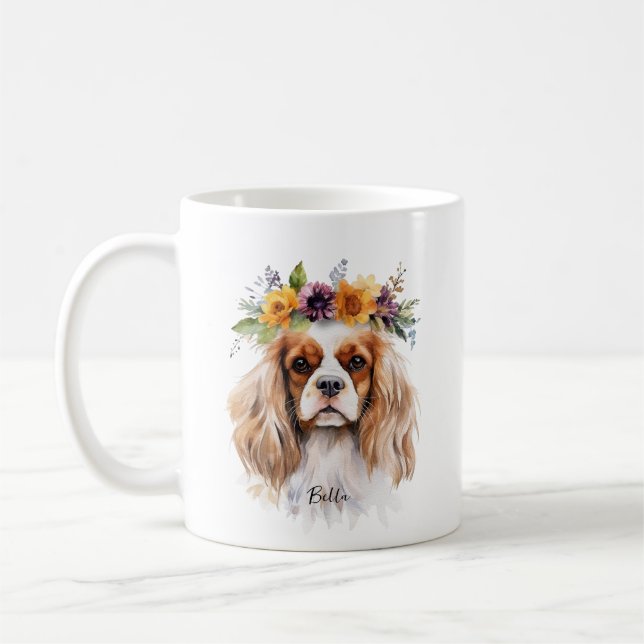 Caneca De Café Cavalier King Charles Spaniel Mugs (Esquerda)