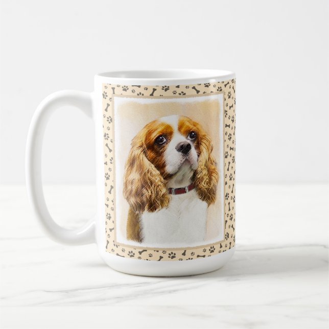 Caneca De Café Cavalier King Charles Spaniel Original (Esquerda)