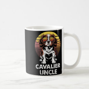 Caneca De Café Cavalier King Charles Spaniel Tio Cachorro Vintage