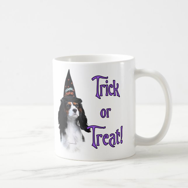 Caneca De Café Cavalier King Charles Spaniel Trick (Direita)