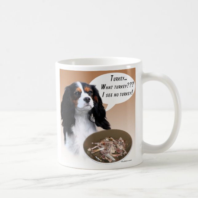 Caneca De Café Cavalier King Charles Spaniel Turquia (Direita)