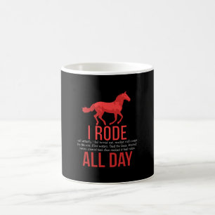 Caneca De Café Cavalo Andando - Presente de Corrida de Cavalo