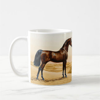 Caneca De Café Cavalo árabe - William Barraud
