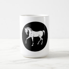 Caneca De Café Cavalo Branco