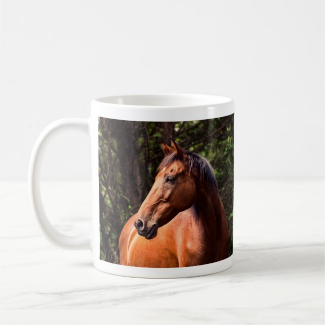 Caneca De Café Cavalo Clydesdale de raça pura - Rocky (Esquerda)