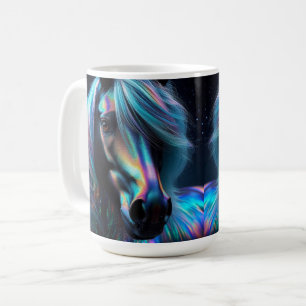 Caneca De Café Cavalo com Características Iridescentes