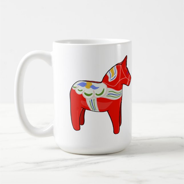 Caneca De Café Cavalo Dalecarliano (Esquerda)