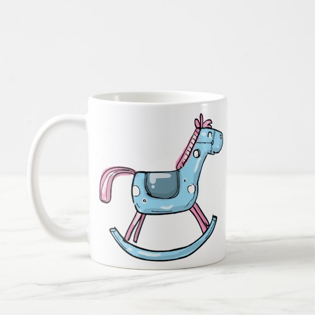 Caneca De Café Cavalo de balanço (Esquerda)