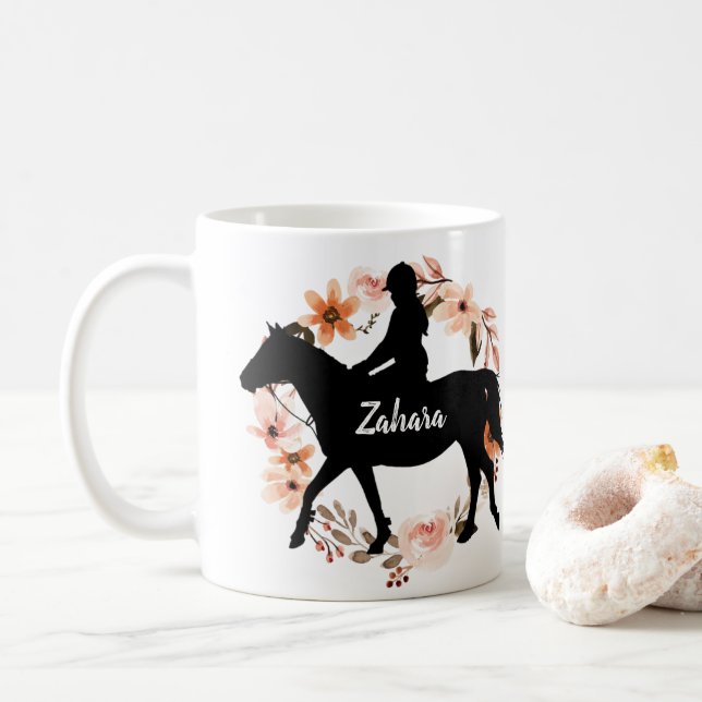 Caneca De Café Cavalo de café Mug (Com Donut)