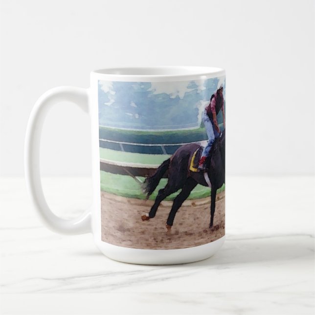 Caneca De Café Cavalo de corrida (Esquerda)
