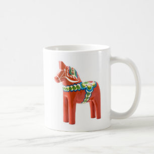 Caneca De Café Cavalo de Dala, feito na suecia