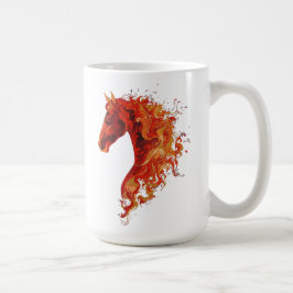 Caneca De Café Cavalo de Fogo